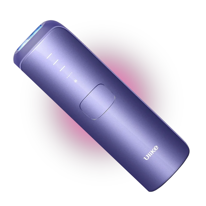 Ulike IPL hair removal device with cooling-focused design